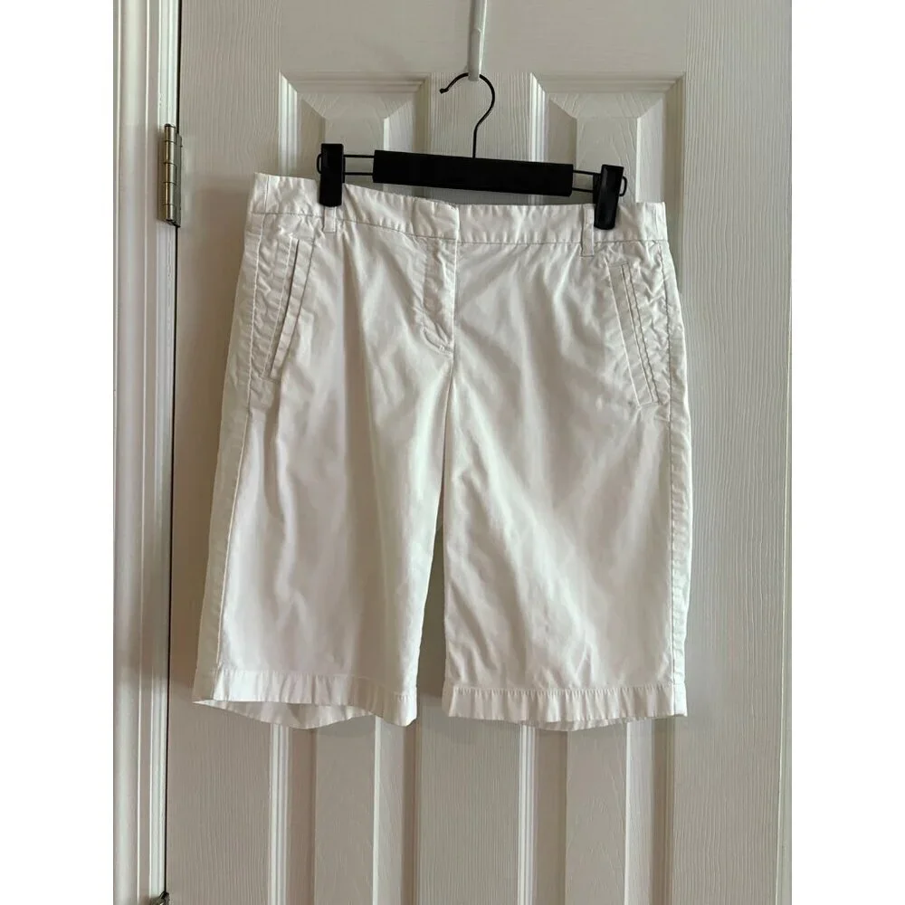 J. Crew Bermuda Shorts White